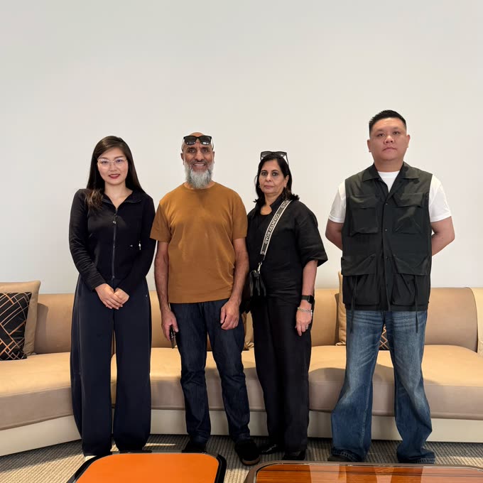 Visiting buyers with the TY team